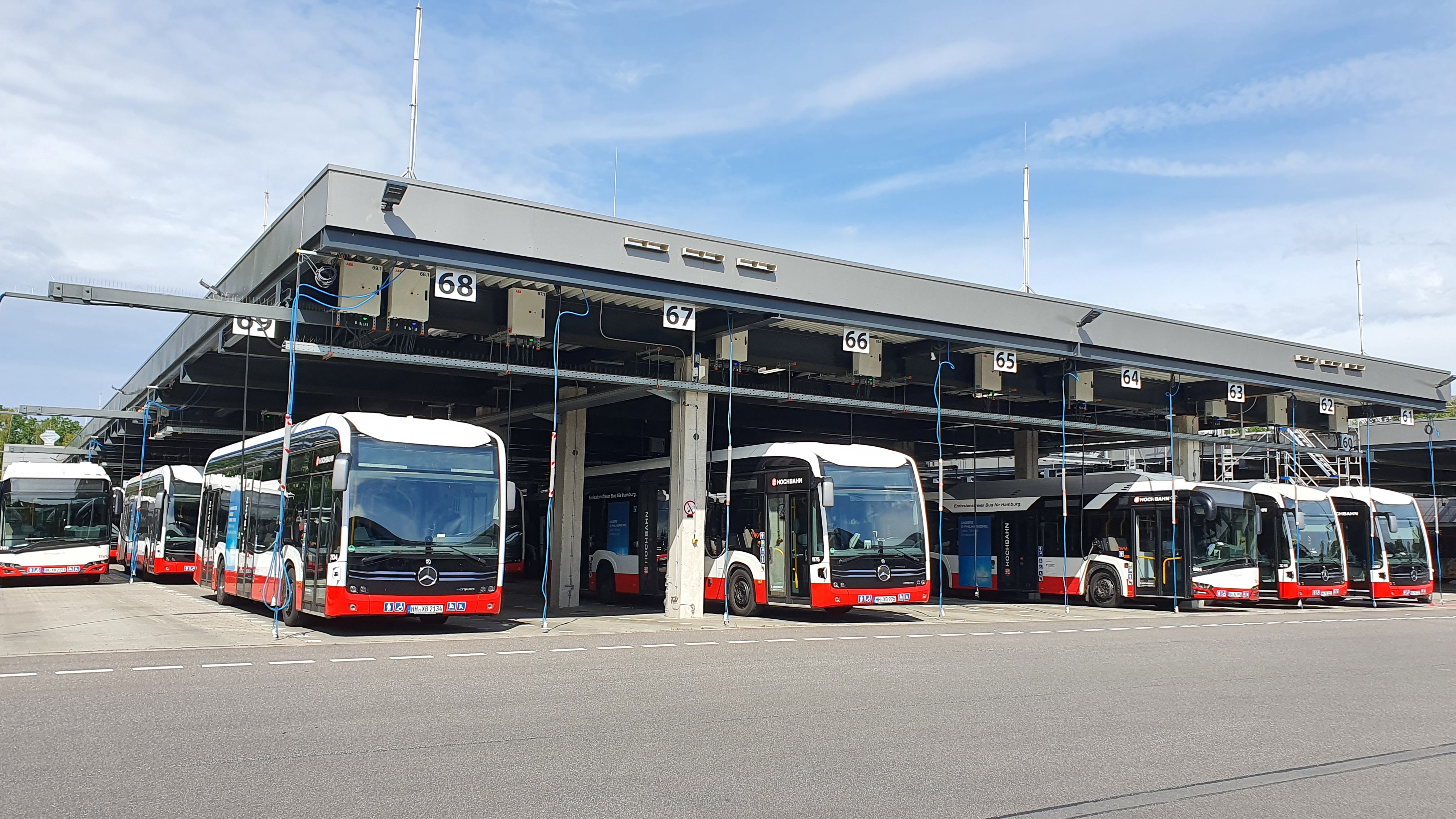 Im Maschinenraum des Hamburger Hochbahn-Elektrobus-Projektes