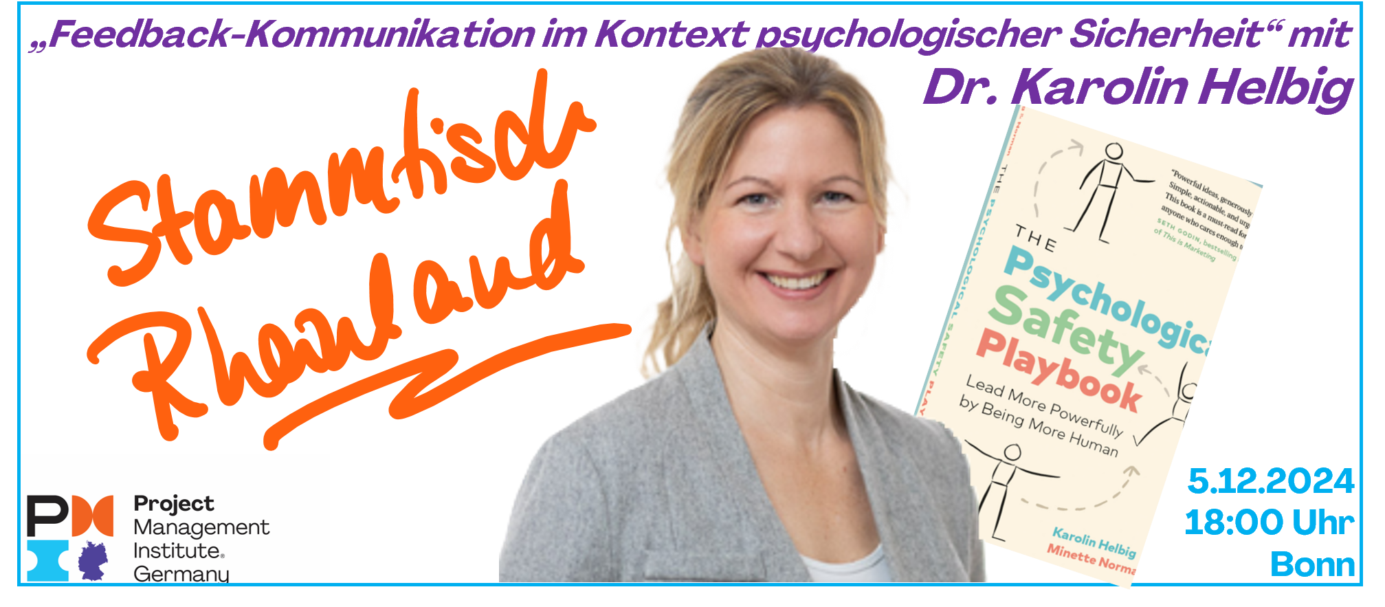 Stammtisch Rheinland: Dr. Karolin Helbig