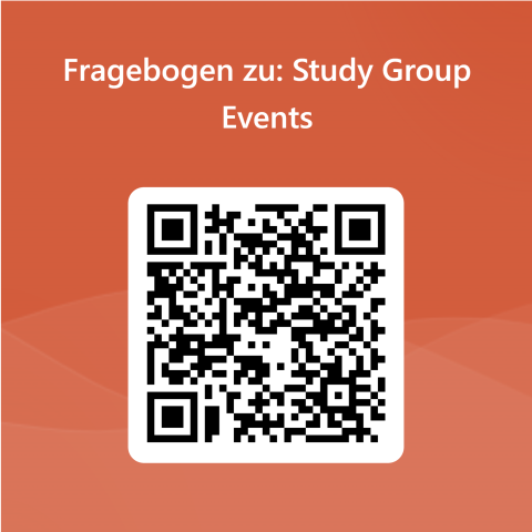 QRCode für Fragebogen zu Study Group Events