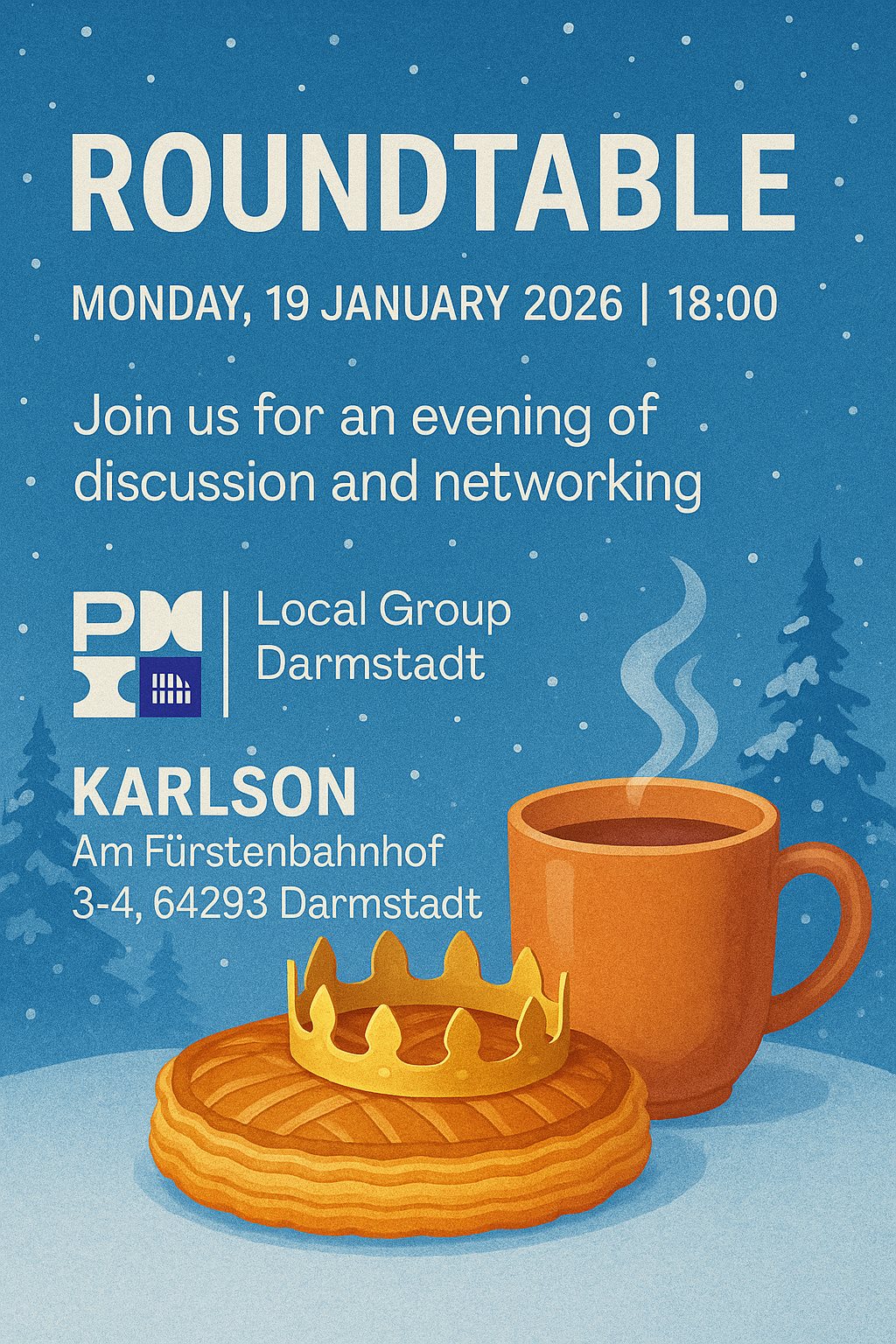 Local Group Darmstadt Roundtable #38 - New Year Edition (postponed to 19.01)