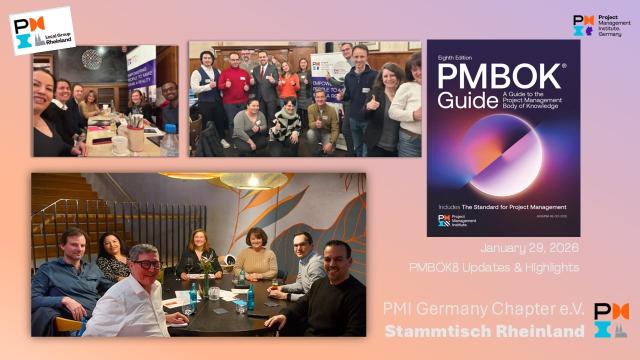 Stammtisch Rheinland PMBOK8 - Neuigkeiten und Highlights