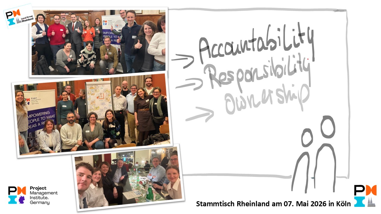 Stammtisch Rheinland: "Accountability, Responsibility, Ownership"