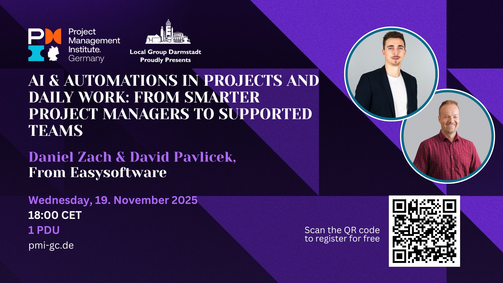 Online-Event LG Darmstadt with Easy Software - AI & automations in projects and daily work